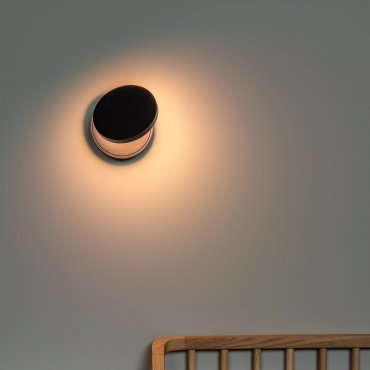 Lucide Ufor - applique murale avec port USB - Ø 12 x 15,1 cm - 8W dim to warm LED inclus - noir