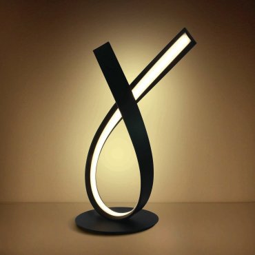 ONE Light Ribbon - lampe de table - Ø 16 x 36 cm - 10W LED inclus - noir