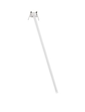 Nova Luce Stilvi - plafonnier - Ø 5 x 64 cm - 4W LED inclus - blanc sablé