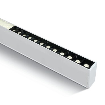 ONE Light LED Linear Profiles - plafonnier/pendentif - 120 x 7 x 3,5 cm - 40W LED inclus - blanc - couleur de lumière blanc chaud