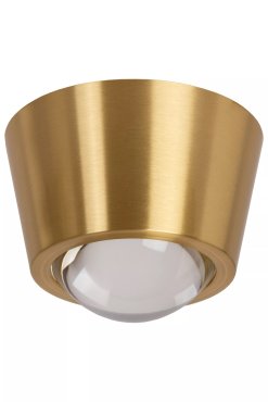 Lucide Rigon - plafonnier - Ø 9 x 6,6 cm - 7W LED inclus - or
