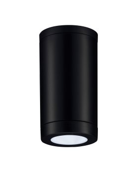 Nova Luce Spot - plafonnier extérieur - Ø 7,6 x 14 cm - IP54 - noir sablé