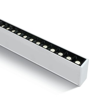 ONE Light LED Linear Profiles - plafonnier/ suspensions - 130 x 7 x 3,5 cm - 40W LED inclus - blanc - couleur de lumière blanche
