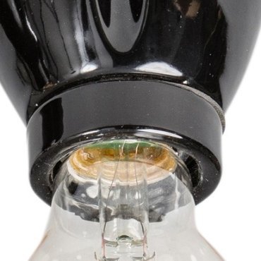 ETH Vintage Straight - plafonnier - 6,3 x 7,5 cm - noir