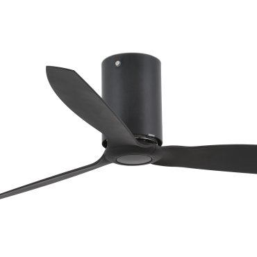 Faro Mini Tube - ventilateur de plafond avec télécommande - Ø 128 cm - noir mat