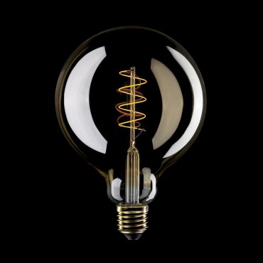 Lampe à filament LED Creative Cables - Ø 12,5 x 17,8 cm - E27 - 4W dimmable - 1800K - ambre