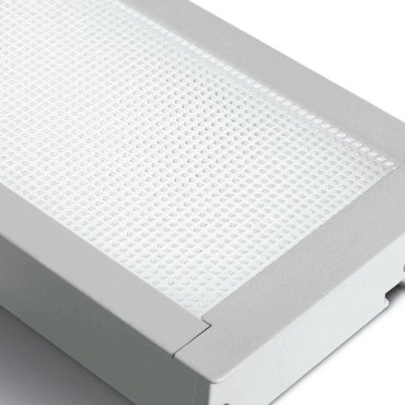 ONE Light UGR19 Profils linéaires LED encastrés - plafonniers encastrés - 121 x 8 x 5,5 cm - 40W LED inclus - blanc - couleur de lumière blanche