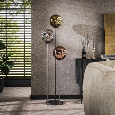 Vico Stellar - lampadaire - 164 cm - noir