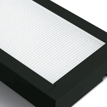ONE Light UGR19 Profils linéaires LED encastrés - plafonnier encastré - 121 x 5 x 5,5 cm - 40W LED inclus - noir - couleur de lumière blanche