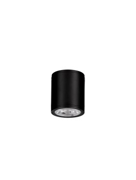 Nova Luce Lumina - plafonnier extérieur - Ø 6,5 x 9 cm - 6W LED inclus - IP65 - anthracite foncé