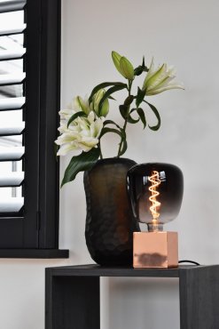 Calex Kiruna Gris Gradient Ampoule LED - Ø 14 x 20 cm - E27 - 5W dimmable - 1800K - fumé