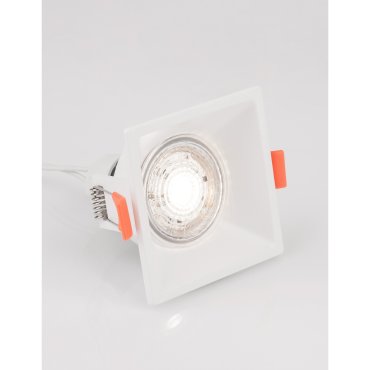Nova Luce Staff - spot encastré - 75 x 75 mm, 70 x 70 mm format encastré - blanc sable