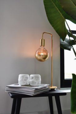 Calex Ampoule à filament LED plein verre - Ø 12,5 x 17,6 cm - E27 - 4W dimmable - 1800K - or