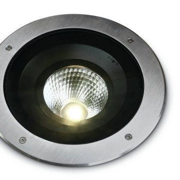 ONE Light COB Inground Adjustable Range - spot sol extérieur - Ø 270 mm, Ø 330 mm à encastrer - 30W LED dimmable inclus - IP67 - acier inoxydable