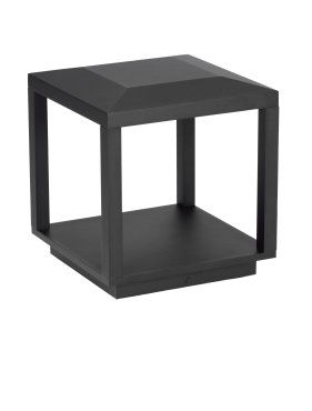 Nova Luce Prive - lampe à poser - 25 x 26 x 25 cm - 15W LED inclus - IP65 - noir sablé