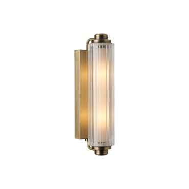 Nordlux Nimal - applique murale - 7,8 x 12,5 x 35 cm - IP44 - or