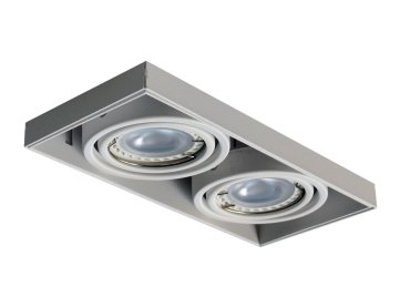 Zuma Line Oneon DL50-2 - spot à encastrer avec hauteur de surface réglable - 189 x 88 mm, 191 x 89 mm taille d'encastrement - blanc