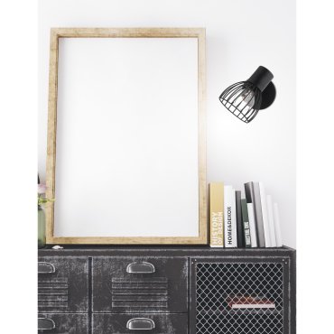Nova Luce Fiumicino - spot en saillie - 8 x 14 x 11,5 cm - noir mat