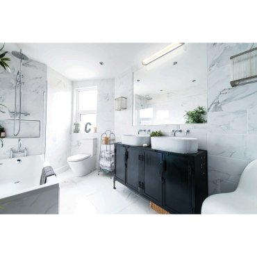 ONE Light Mirror LED Square - lumière miroir - 60 x 4 x 5,8 cm - 15W LED inclus - IP44 - chrome - couleur blanche