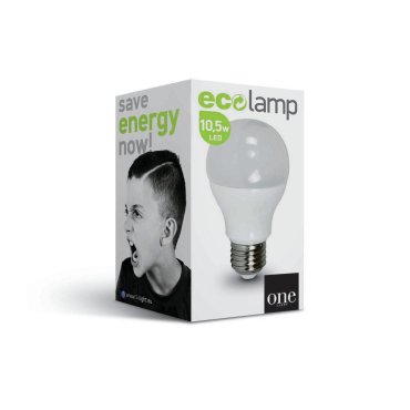 ONE Light Ampoule LED classique - Ø 6 x 11 cm - E27 - 10,5W dimmable - 2700K
