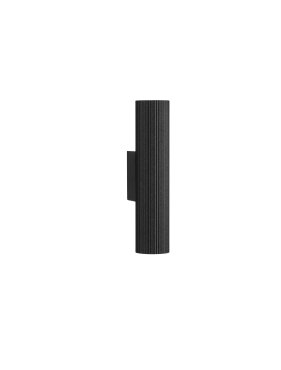 Nova Luce Comet - applique murale - Ø 4 x 18 cm - noir sablé