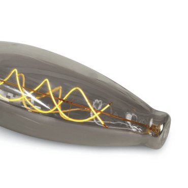 ONE Light Ampoule LED décorative - Ø 12 x 45 cm - E27 - 8W - non-dimmersible - 2700K - chrome foncé