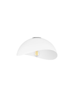 Nova Luce Opsi - plafonnier - Ø 30 x 15 cm - blanc sablé