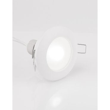 Nova Luce Tex - spot encastrable - Ø 93 mm, Ø 60 mm encastrable - IP44 - blanc sable