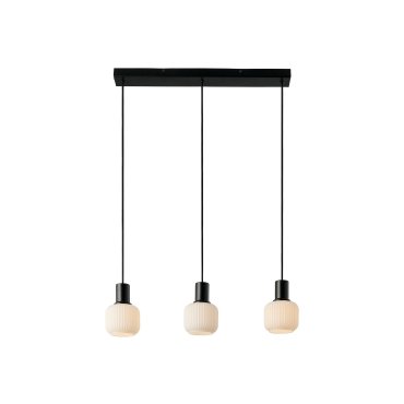 Nordlux Milford - lampe suspendue - 52 x 10 x 144,40 cm - noir et blanc