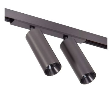 Lucide Linial Moxx - système de rails magnétiques - spot sur rail - 17 x 4,5 x 10 cm - LED 2 x 10W incl. - Fonction de gradation et couleur de lumière réglable via l'application - noir chrome mat