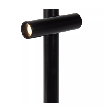 Lucide Antrim - lampe de table rechargeable - Ø 11 x 35,8 cm - 2,2W dimmable led inclus - IP54 - noir