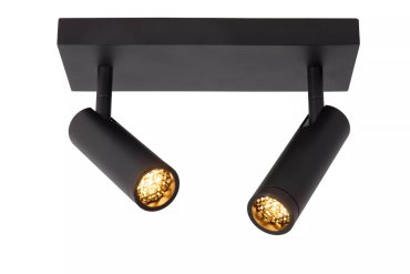 Lucide Grado - spot en saillie 2L - 25 x 10 x 23 cm - noir
