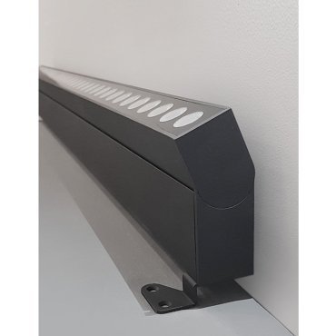 Nova Luce Wall Washer - 100 x 6,5 x 12 cm - 48W LED inclus - IP67 - noir