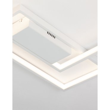 Nova Luce Porto - plafonnier - 45 x 45 x 4 cm - 30W LED dimmable inclus - blanc sable