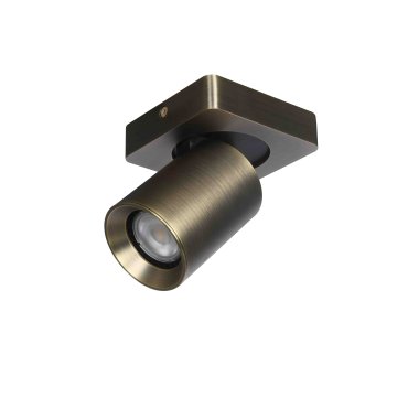 Artdelight Megano - spot encastrable 1L - 10 x 10 x 11,5 cm - bronze antique
