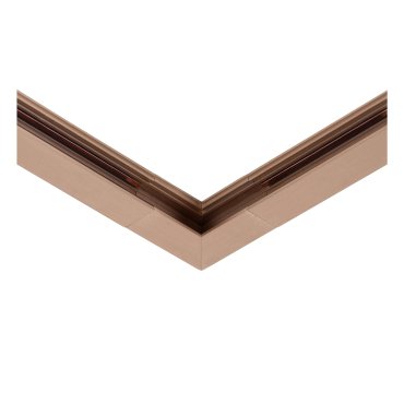 Lucide Linial - système de rails magnétiques - profilé d’angle vertical - 6,7 x 1,9 x 6,7 cm - champagne