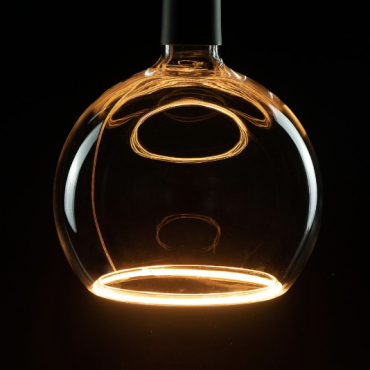Segula Ampoule LED - Globe flottant - Ø 20 x 23,5 cm - E27 - 5W dimmable - 2200K - transparent