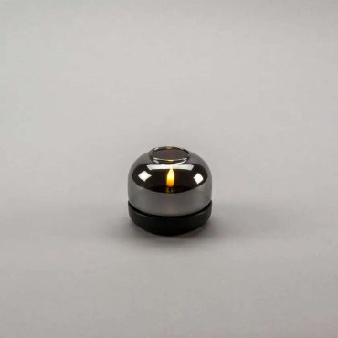 Konstsmide - bougie décorative à piles - Ø 8,5 x 7,5 cm - noir