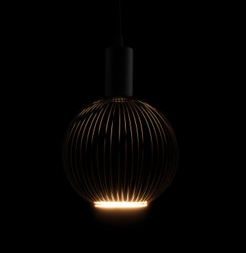 Segula Floating Globe Filo LED - Ø 18 cm - E27 - 5W dimmable - 2200K - noir