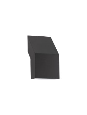 Nova Luce Brigitta - applique murale extérieure - 12 x 20,8 x 8,3 cm - 6W LED inclus - IP65 - noir sablé