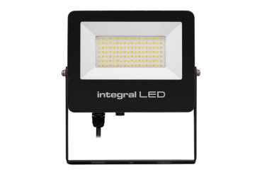 Integral LED Super Slim 2 – projecteur – 22,2 x 3,8 x 24,4 cm – 50W LED inclus – via Tuya Smart – couleur de lumière réglable - IP67 – noir