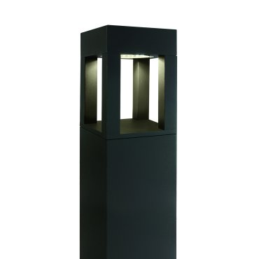 ONE Light Cage Light II - lampe de jardin - 16 x 16 x 90 cm - 22W LED inclus - IP65 - anthracite - couleur de lumière blanche
