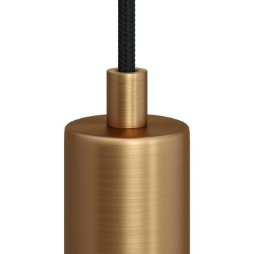 Creative Cables - connecteur de cordon - Ø 1,3 x 1,7 cm - design métallique - décharge de traction - bronze brossé