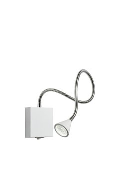 Lucide Buddy - applique murale - 8 x 8 x 60 cm - 3W LED inclus - blanc