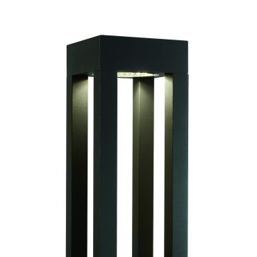 ONE Light Cage Light - lampe de jardin - 16 x 16 x 60 cm - 22W LED inclus - IP65 - anthracite - couleur de lumière blanche