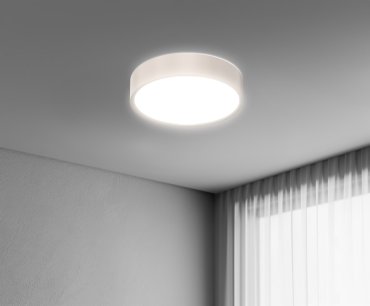 Century Italia Blanca Luxe - plafonnier - Ø 30 x 7 cm - 17W LED inclus - champagne