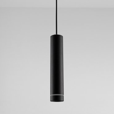 Nova Luce Esca - lampe suspendue - Ø 6 x 150 cm - noir sable