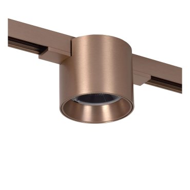 Lucide Linial Lux - système de rails magnétiques - spot sur rail - Ø 7 x 6 cm - LED 8W incl. - Fonction de gradation et couleur de lumière réglable via l'application - champagne