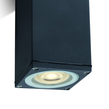 ONE Light GU10 Outdoor Cubes - spot en saillie - 6,3 x 6,3 x 13,5 cm - IP54 - anthracite