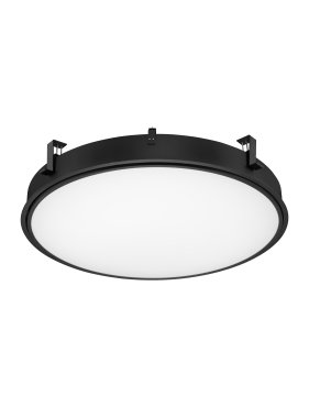 Nova Luce Perfect Profile Trimless - spot encastré - Ø 840 mm, 830 mm encastré - 80W LED dimmable inclus - 3000K - noir
